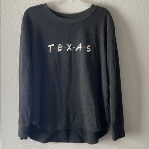 State of Mine Dark Gray Texas Sweatshirt Friends XL